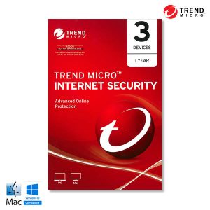 Trend Micro Internet Security Advanced Online Protection – 3 Devices – 1 Year